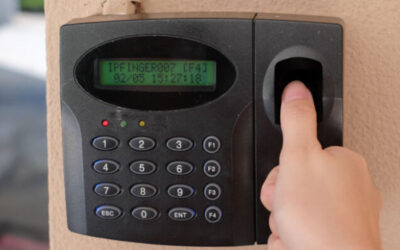 Caja fuerte con cerradura de seguridad