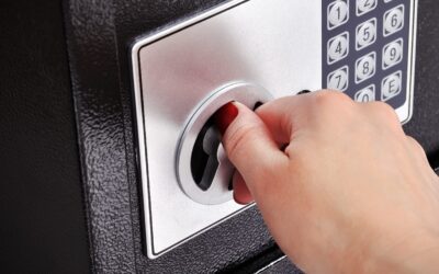 Caja fuerte pequeña empotrable