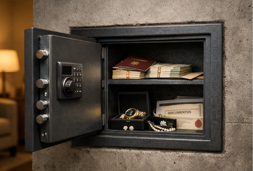 caja fuerte mural