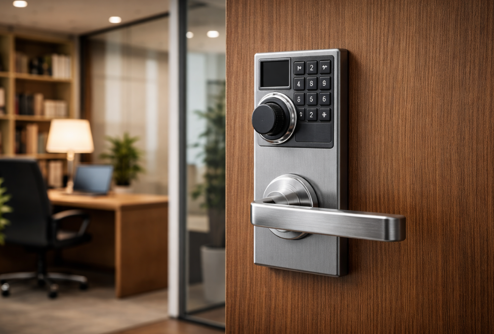 Cerradura electrónica programable: control y seguridad avanzada
