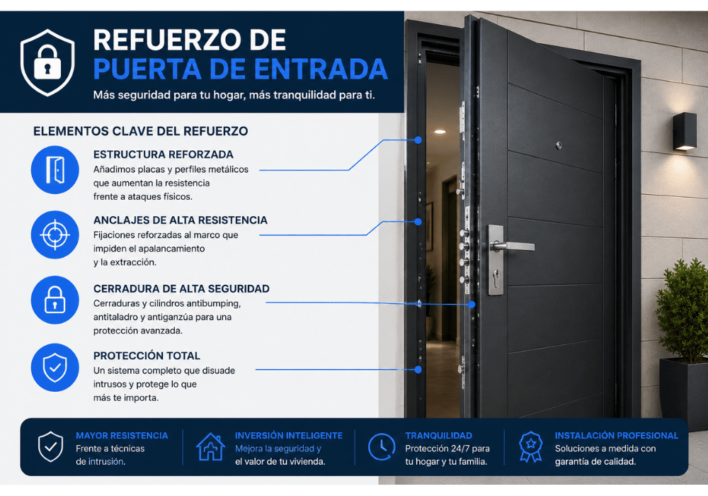 refuerzo de puerta de entrada