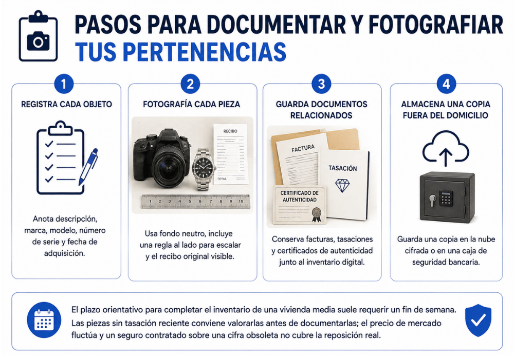 Cómo proteger objetos de valor en casa guía paso a paso