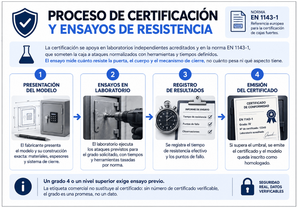 Nivel de seguridad de caja fuerte qué es y por qué importa